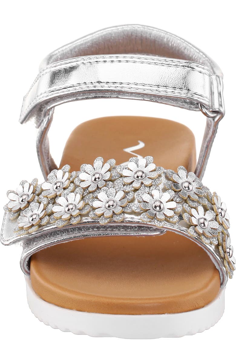 Nina Kids' Neriah Sandal, Alternate, color, Silver Metallic Silver Glitter