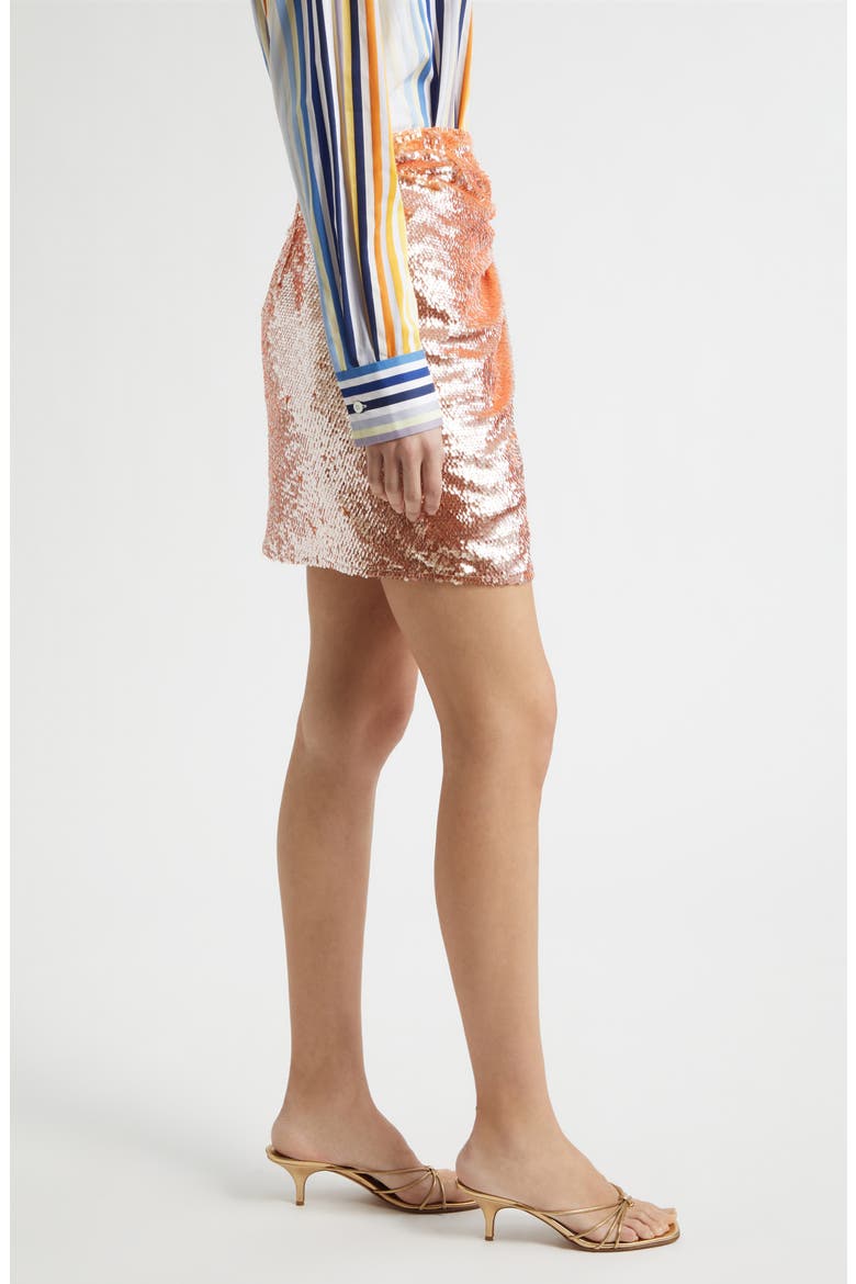 Dawson Sequin Miniskirt, Alternate, color, SPRITZ