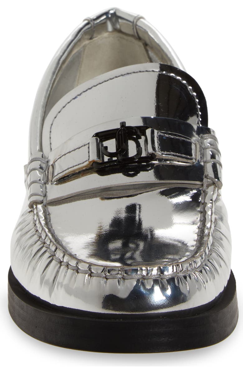 Jimmy Choo Addie JC Metallic Loafer, Alternate, color,