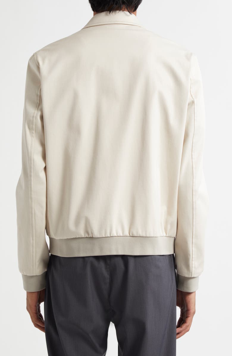 Herno Cotton Stretch Twill Bomber Jacket, Alternate, color,