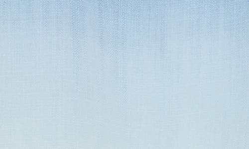 Democracy Cap Sleeve Dip Dye Button-up Shirt In Blue