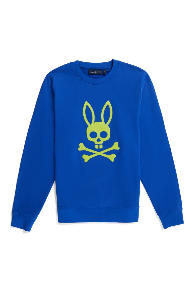 Posen Puff Logo Cotton French Terry Graphic Sweatshirt, Alternate, color, SURF THE WEB