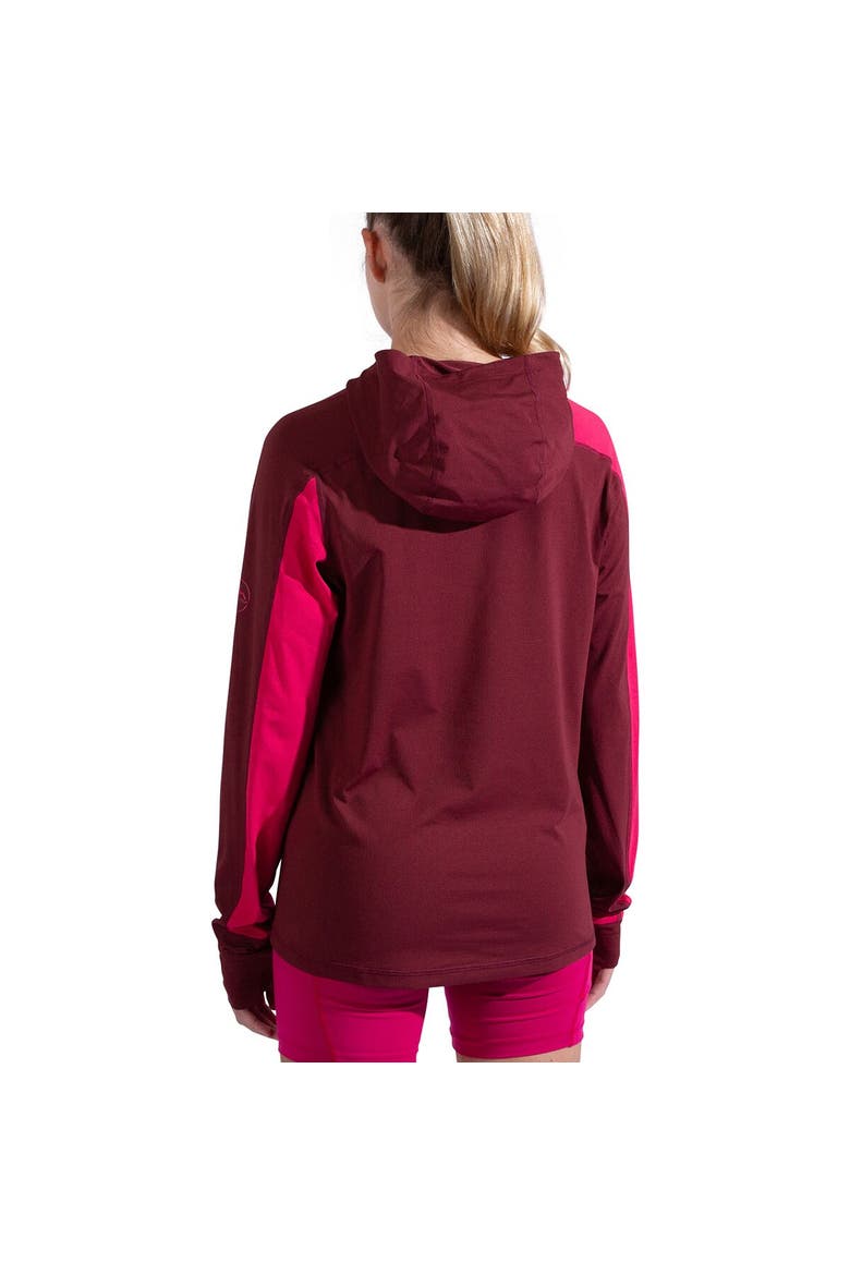 Cloud Shadow Sun Hoodie - Women's, Alternate, color, Redwood/Azalea