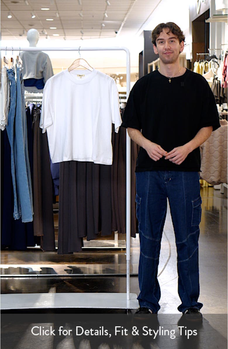 Allday Boxy Crop Cotton T-Shirt, sales video thumbnail