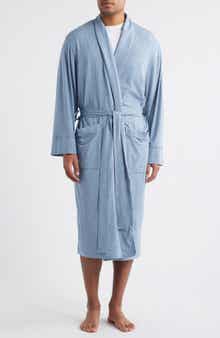 Daniel Buchler Shawl Collar Heathered Cotton & Modal Blend Robe