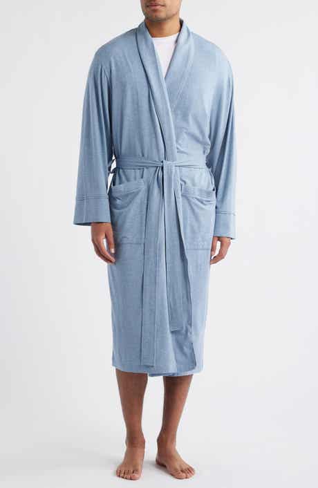 Daniel Buchler Shawl Collar Heathered Cotton & Modal Blend Robe
