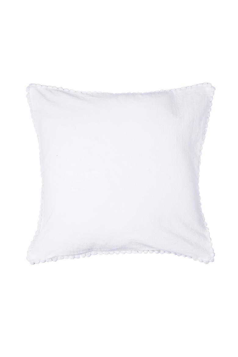 Lavender Flower Bouquet Cotton Blend Spring Accent Throw Pillow 18" x 18", Alternate, color, Purple