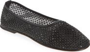 Dear Frances Ball Crystal Embellished Mesh Flat