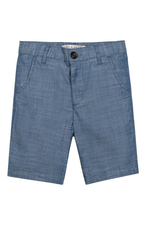 Baby Boys' Organic Chambray Short, Infant