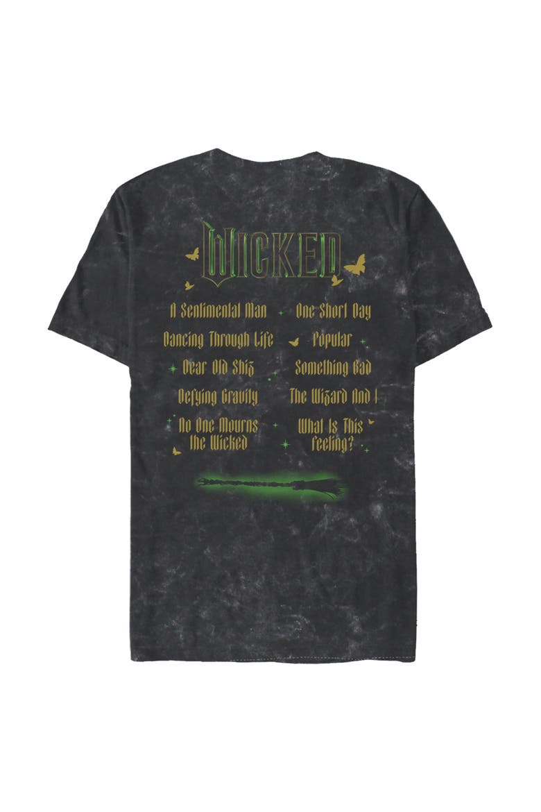Men's Wicked Official Logo  Graphic T-Shirt, Alternate, color, Black