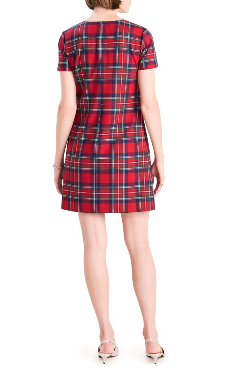 vineyard vines Bow Wool Blend Minidress, Alternate, color, 