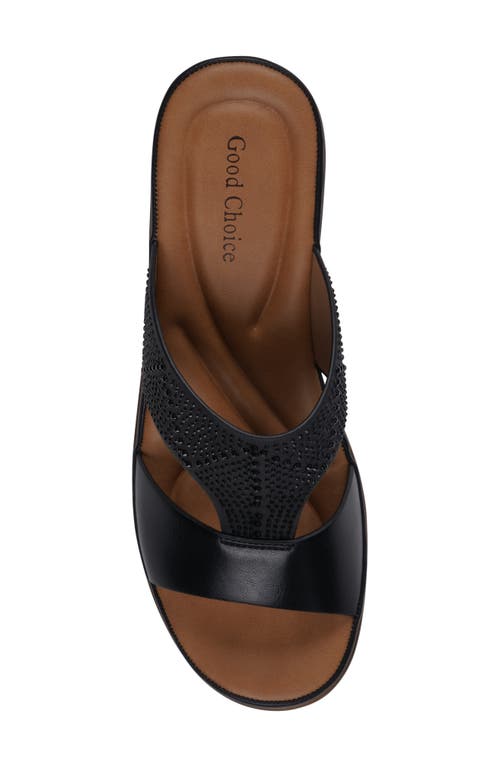 Gc Shoes Everi Wedge Sandal In Black