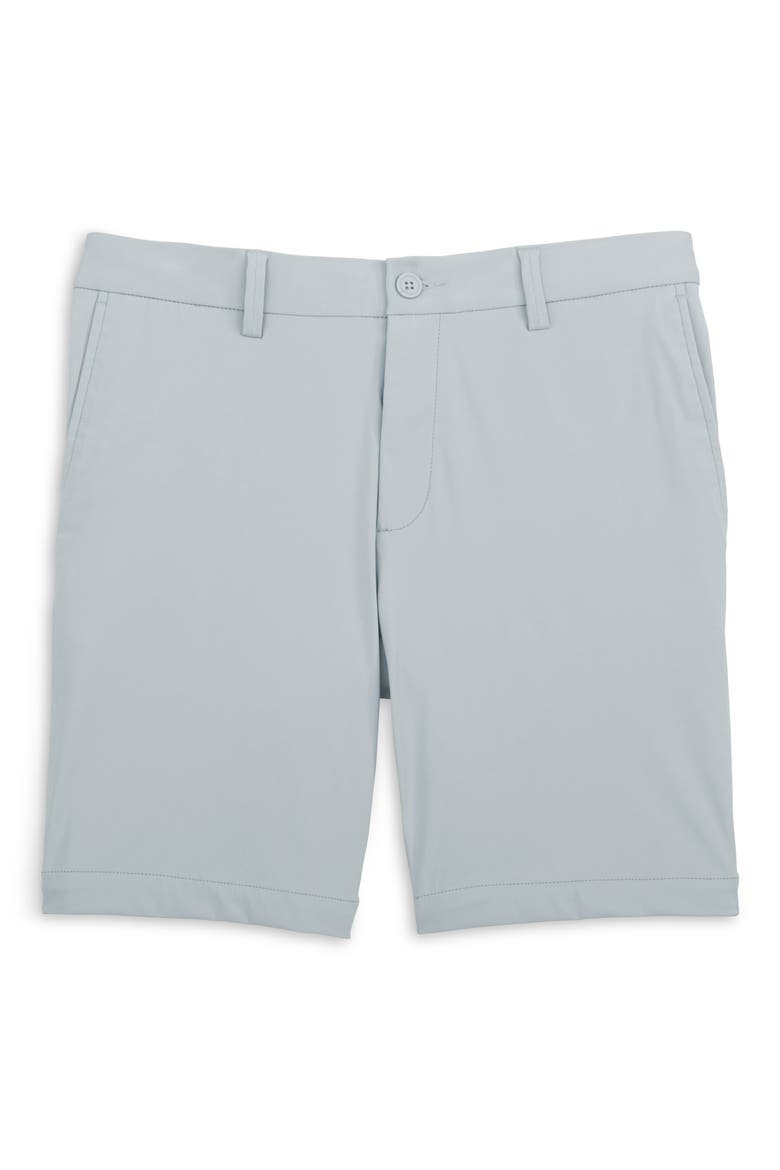 Sono Flat Front Stretch Chino Shorts, Alternate, color, SILVER