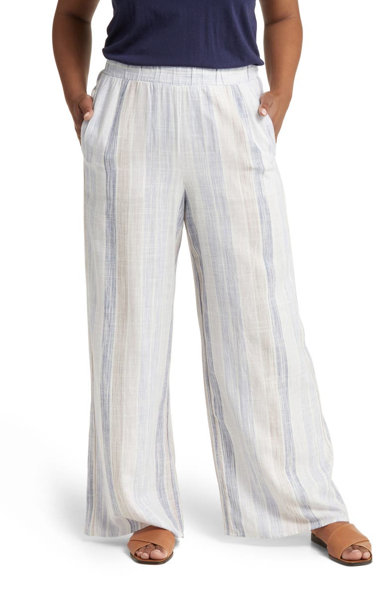 Splendid Jade Stripe Wide Leg Pants, Alternate, color, Ceramic Stripe