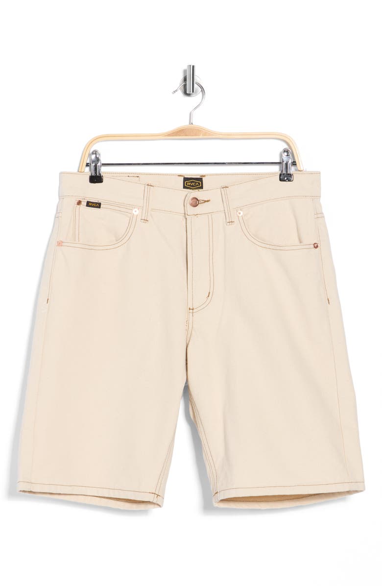 RVCA Dayshift Relaxed Fit Five-Pocket Shorts, Alternate, color, Ceramic