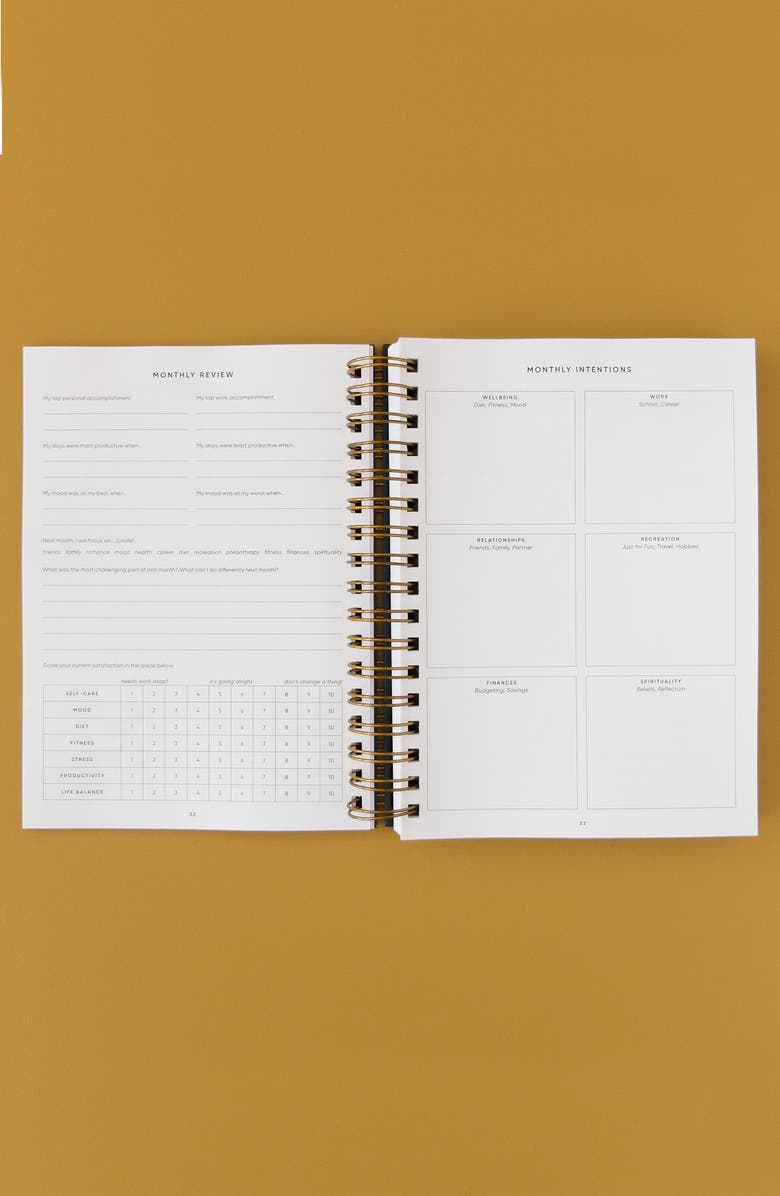 SIMPLE SELF The Self-Care Planner, Alternate, color,