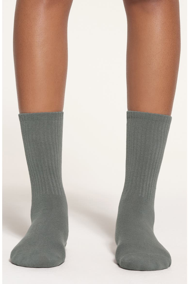 5-Pack Cotton Blend Sport Socks, Alternate, color, LIGHT HEATHER GREY MULTI