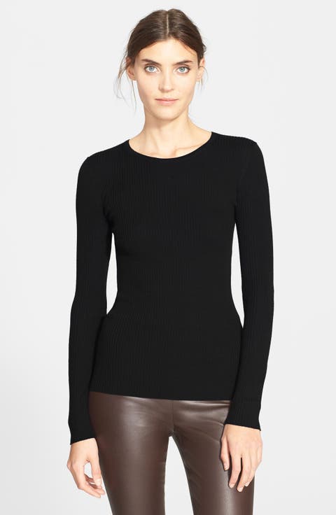 
Mirzi
 Rib Knit Merino Wool Sweater