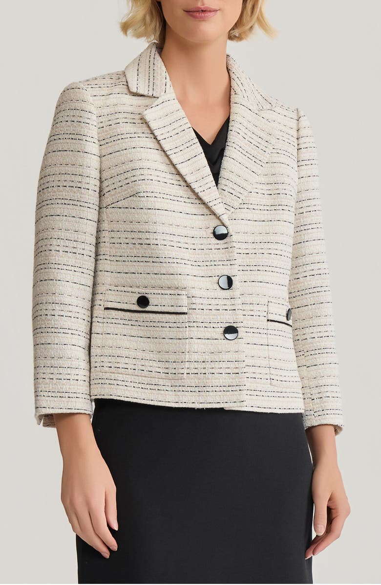 KASPER Tweed Jacket, Main, color, 
