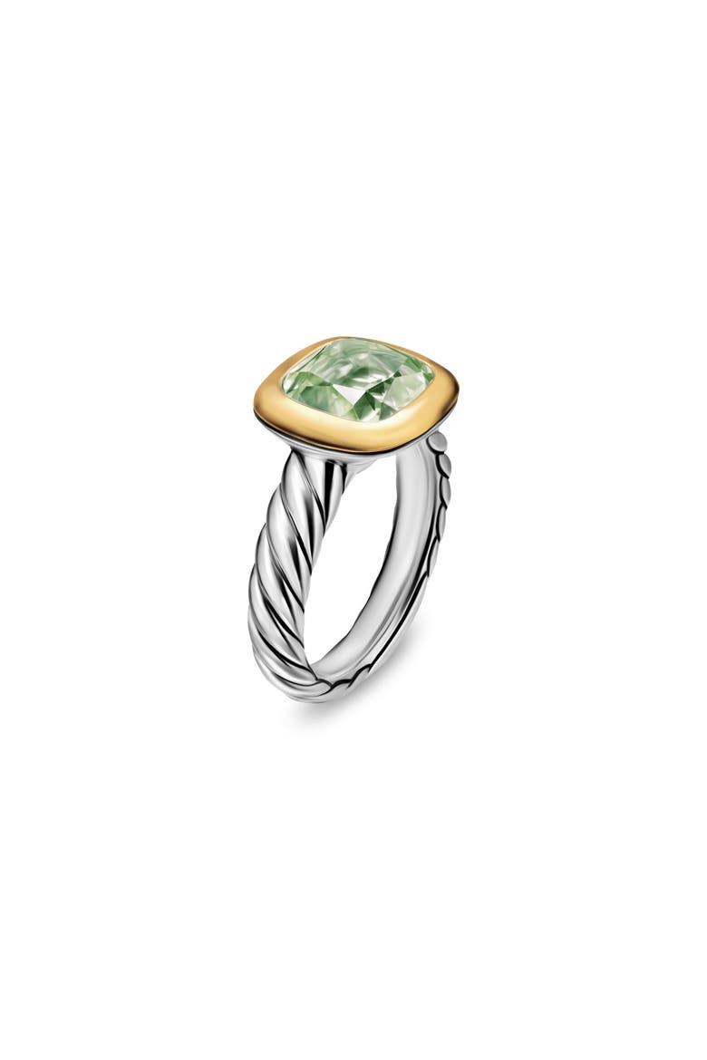 Mercer® Color Stone Ring, 10mm, Alternate, color, PRASIOLITE