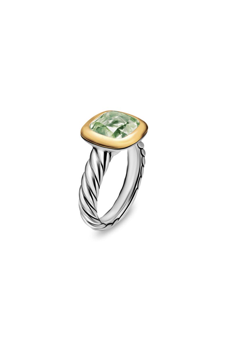 David Yurman Mercer<sup>®</sup> Color Stone Ring, 10mm, Alternate, color, Prasiolite