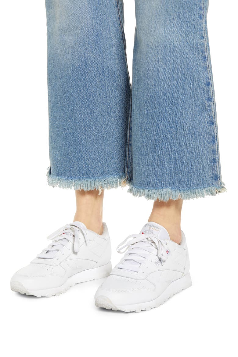 Levi's® Ribcage Super High Waist Frayed Crop Flare Jeans, Alternate, color, SCAPEGOAT