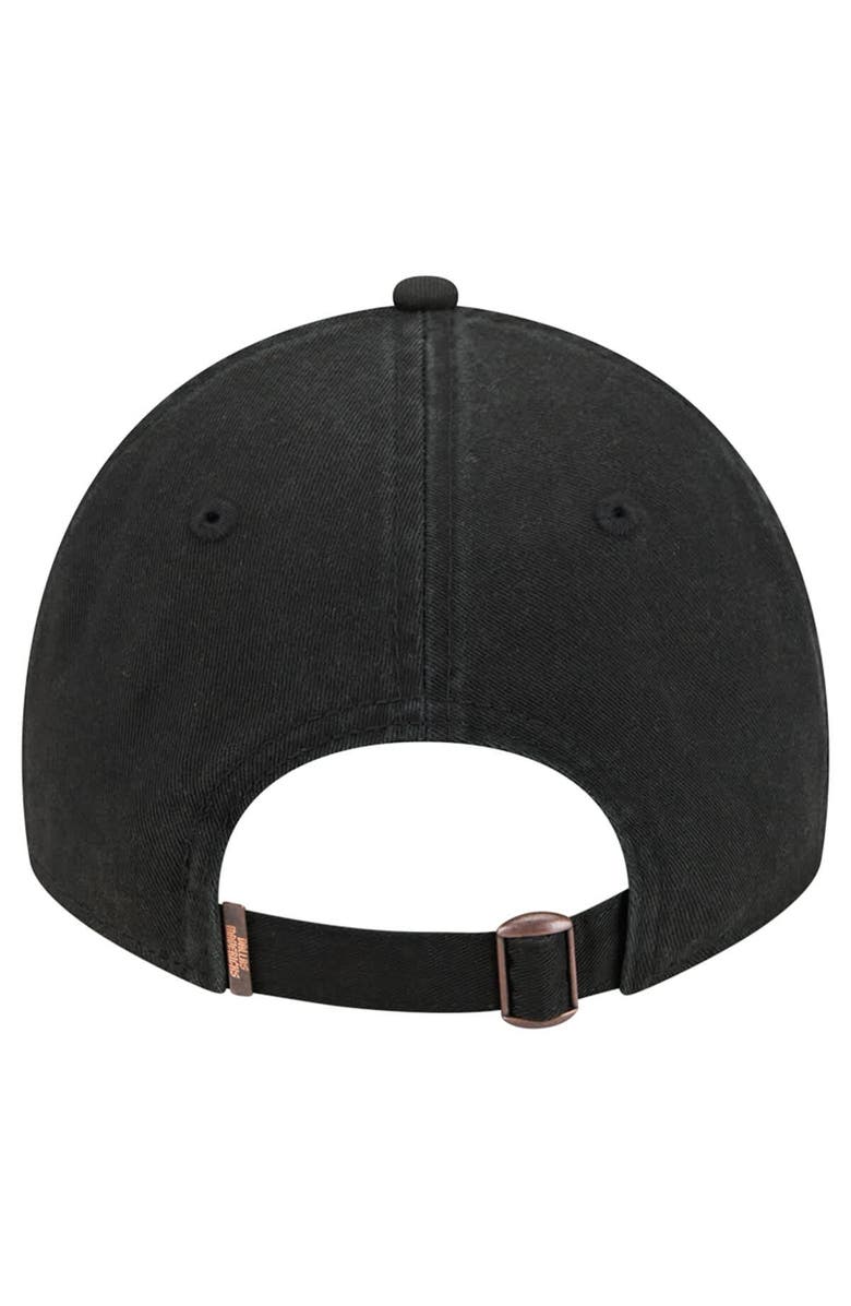 New Era Men's New Era  Black Boston Celtics Stamp Fabric Applique 9TWENTY Adjustable Hat, Alternate, color, Black