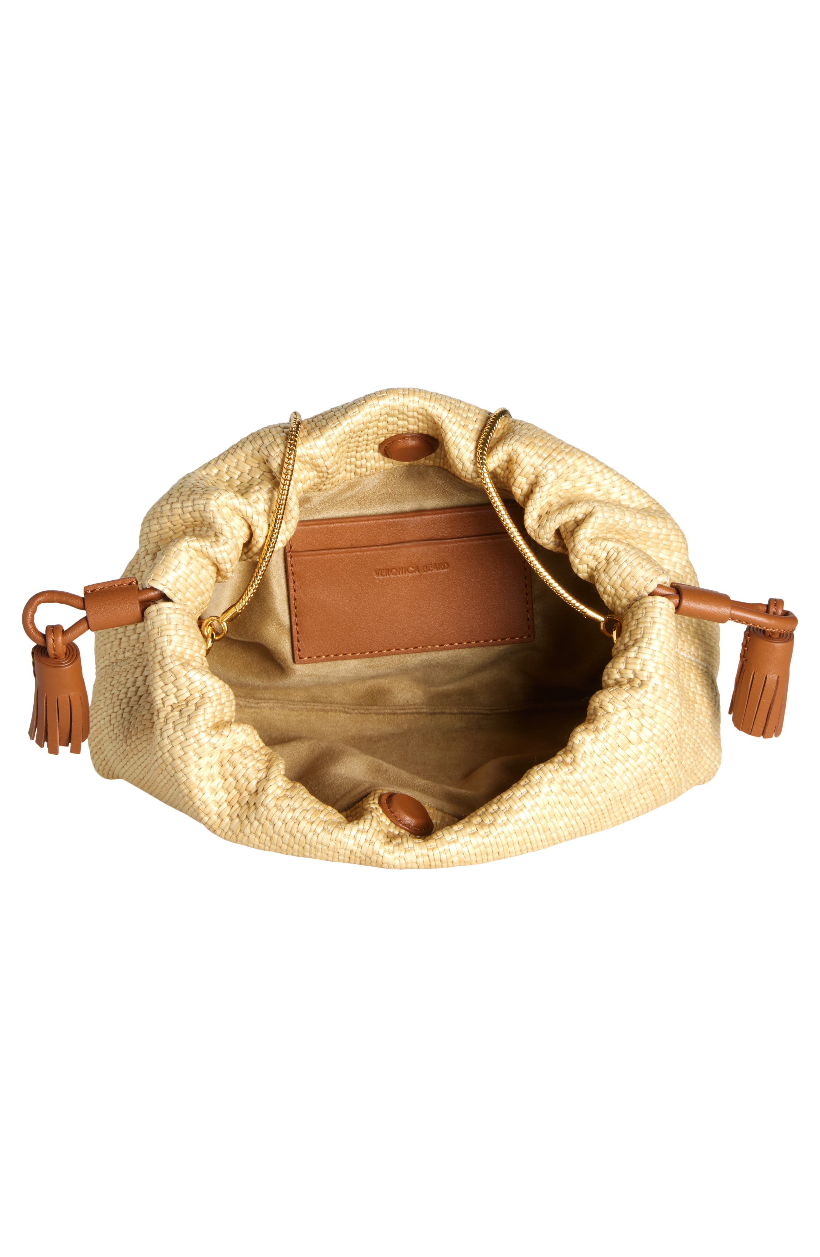 Veronica Beard Small Raffia Stash Bag, Alternate, color, 