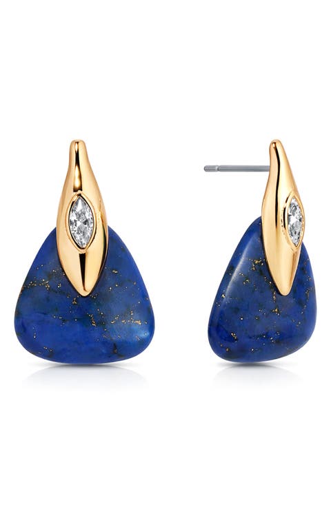 Lapis Solstice Drop Earrings