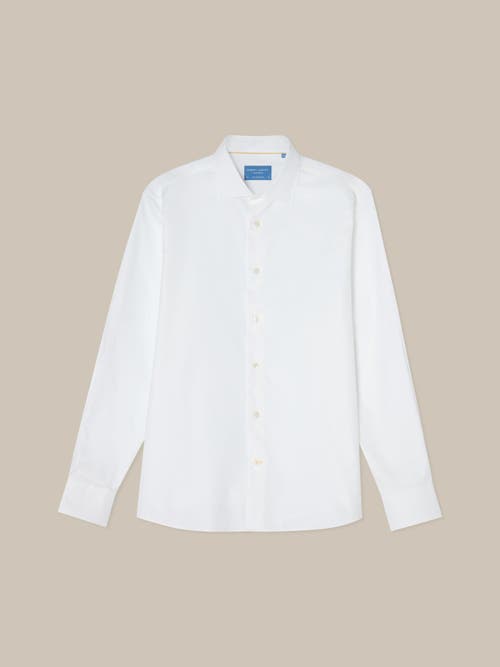 Robert Talbott Reynolds Twill Contemporary Fit Shirt In White