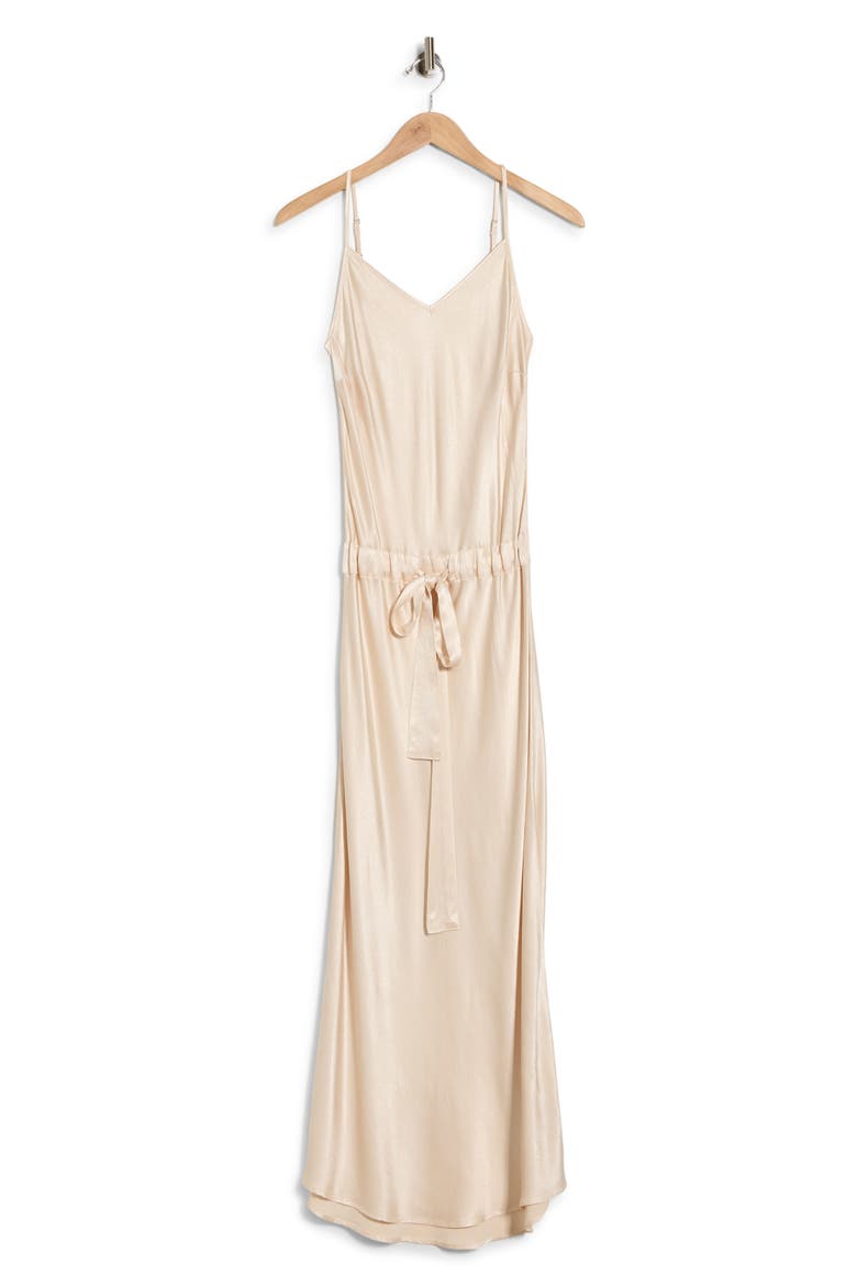 Kalani Satin Slipdress, Alternate, color, OYSTER