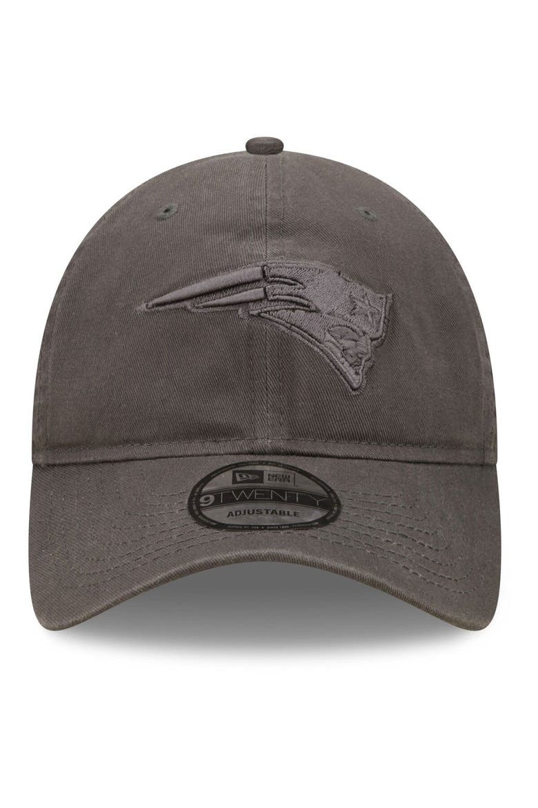 Men's New Era Graphite New England Patriots Core Classic 2.0 Tonal 9TWENTY Adjustable Hat, Alternate, color, Graphite