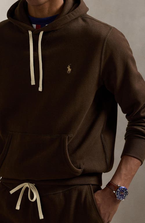 Polo Ralph Lauren Relaxed Fit Brown Sweatshirt With Embroidered Logo In Brown