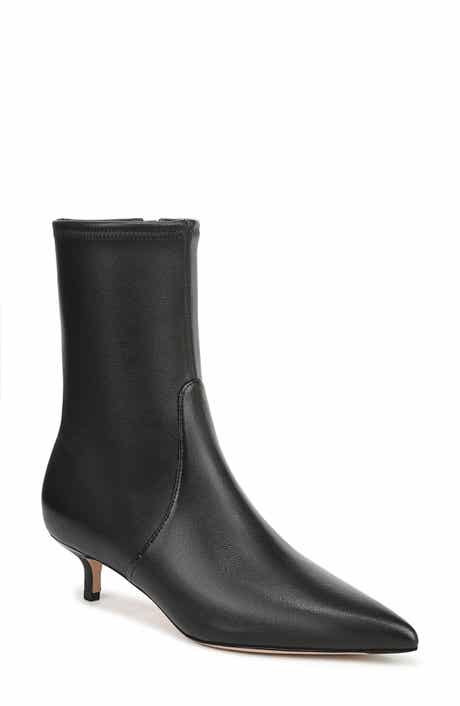 Veronica Beard Lisa 45 Stretch Kitten Heel Bootie