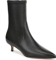 Veronica Beard Lisa 45 Stretch Kitten Heel Bootie