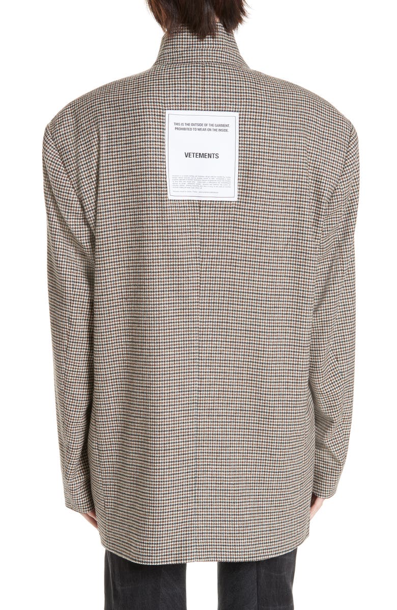 VETEMENTS Oversize Double Breasted Jacket, Alternate, color,