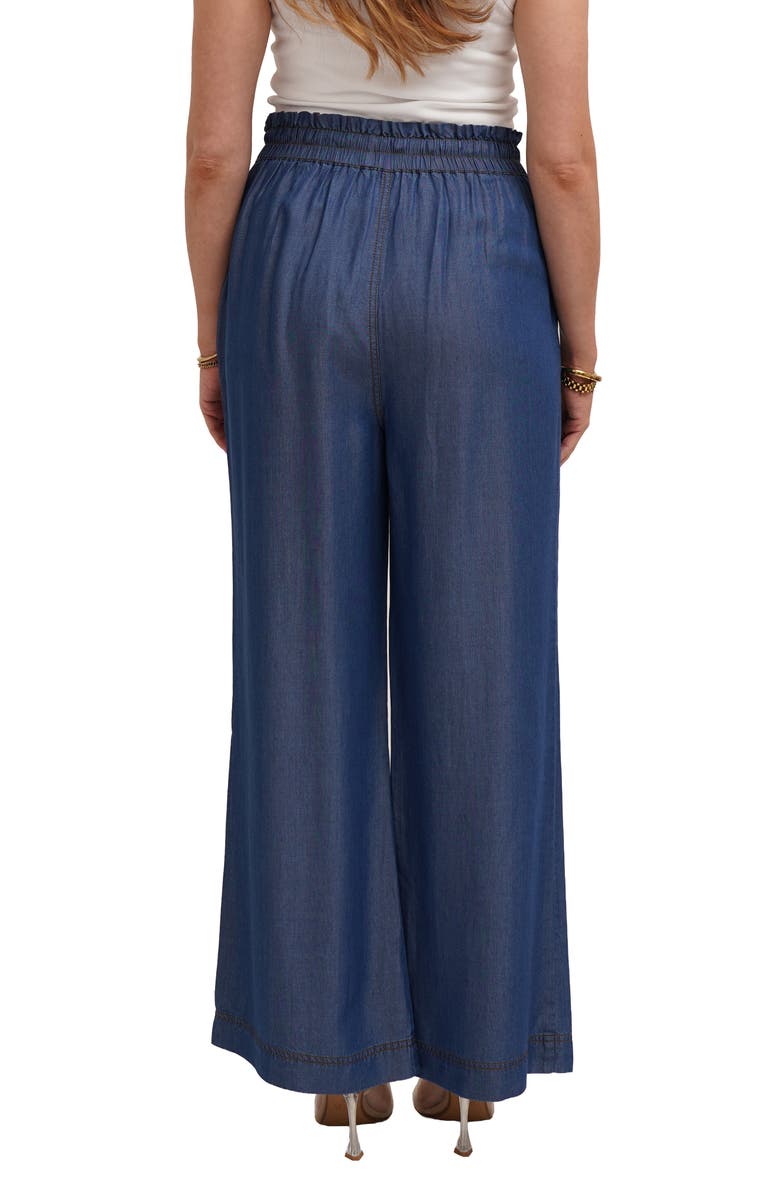 CYRUS Pull On Wide Leg Pants, Alternate, color, Tide Denim