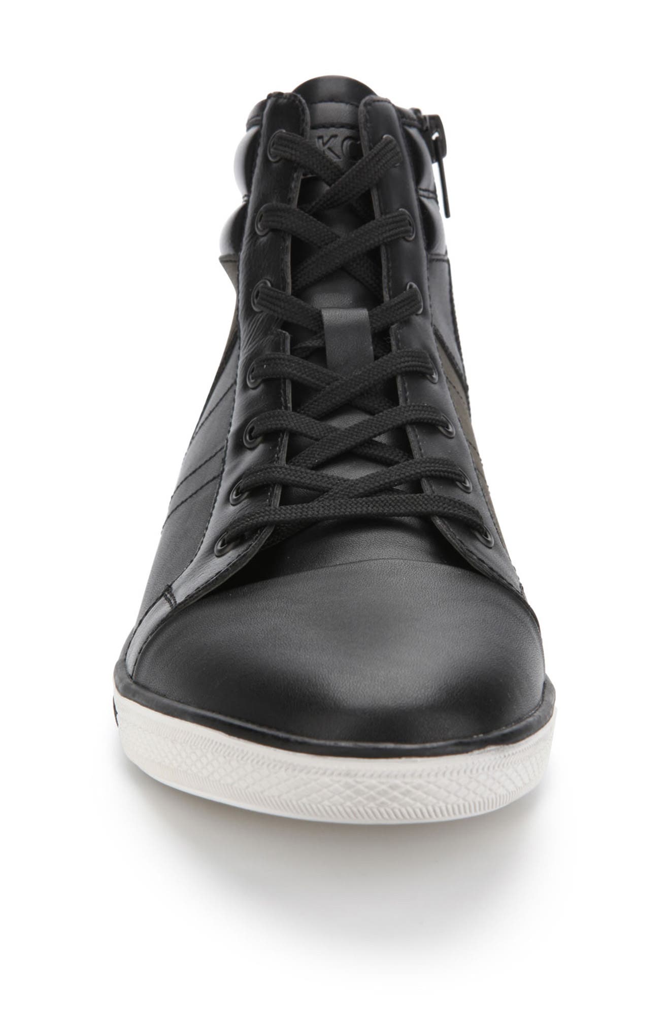 Reaction Kenneth Cole Center High-Top Side Zip Sneaker, Alternate, color, 