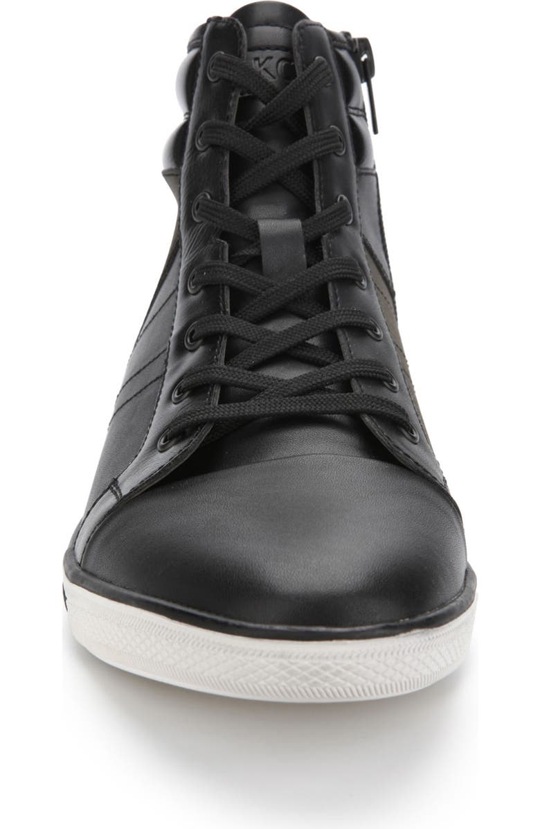Reaction Kenneth Cole Center High-Top Side Zip Sneaker, Alternate, color,
