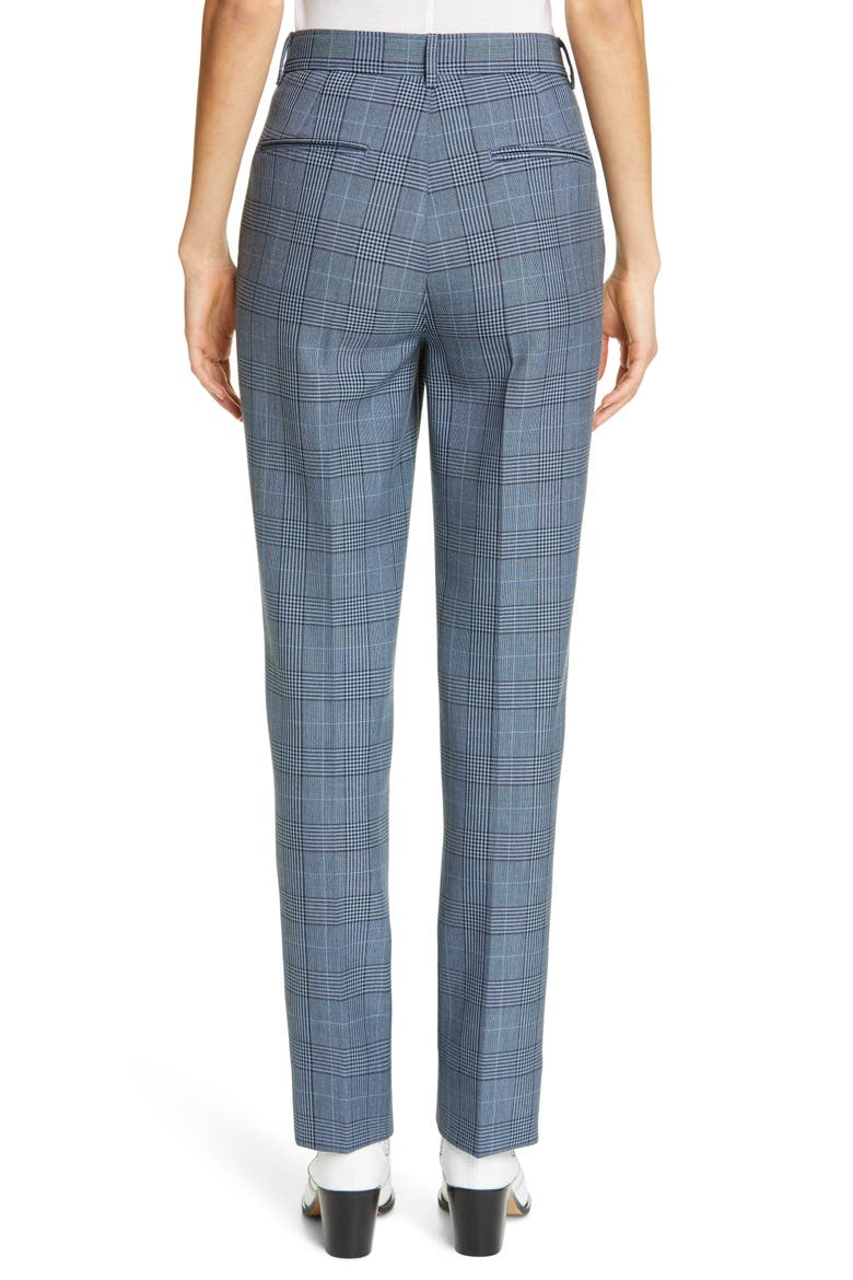 Plaid Suiting Pants, Alternate, color, FOREVER BLUE