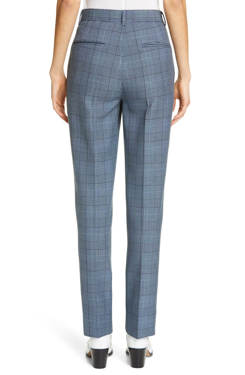 Ganni Plaid Suiting Pants, Alternate, color, 