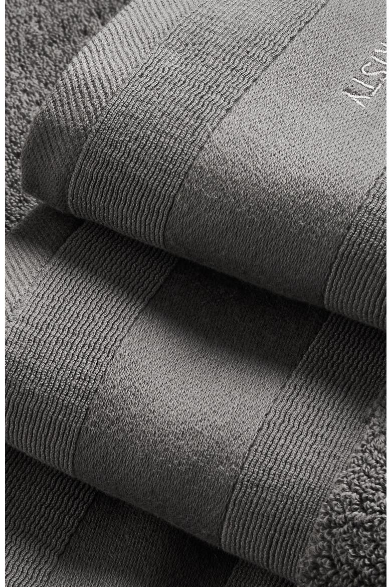 Signature Luxury 100% Cotton Bath Towels, Alternate, color, Charcoal