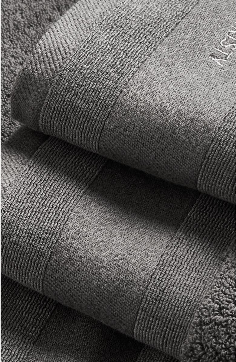 CHRISTY Signature Luxury 100% Turkish Cotton 8 Piece Towel Set, Alternate, color, Charcoal