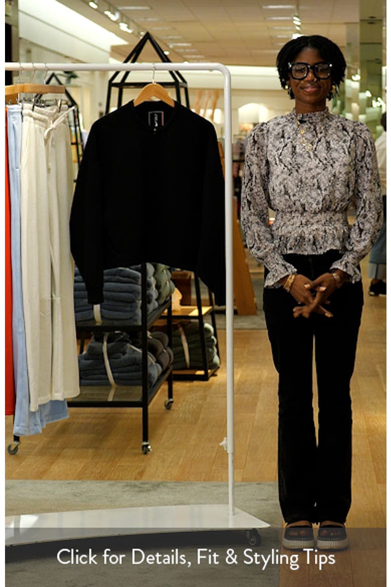 Dri-FIT Oversized Crew-Neck Full-Zip Top video