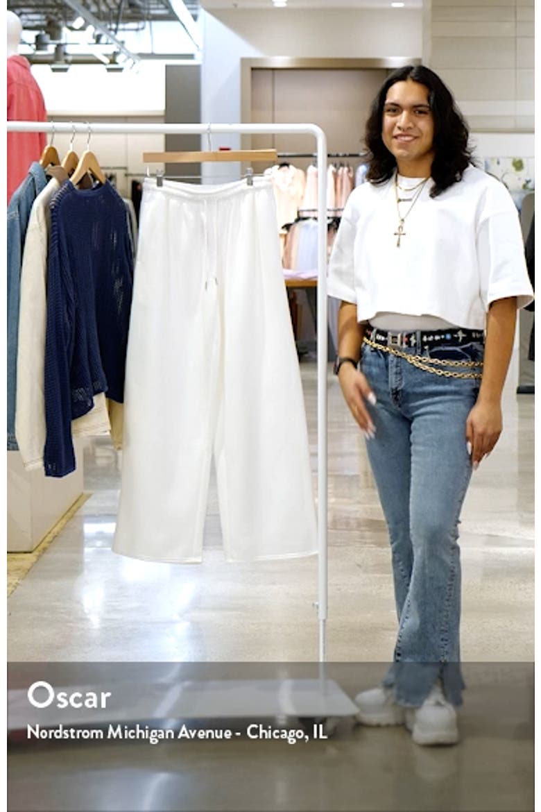 Kamari Low Rise Wide Leg Sweatpants video
