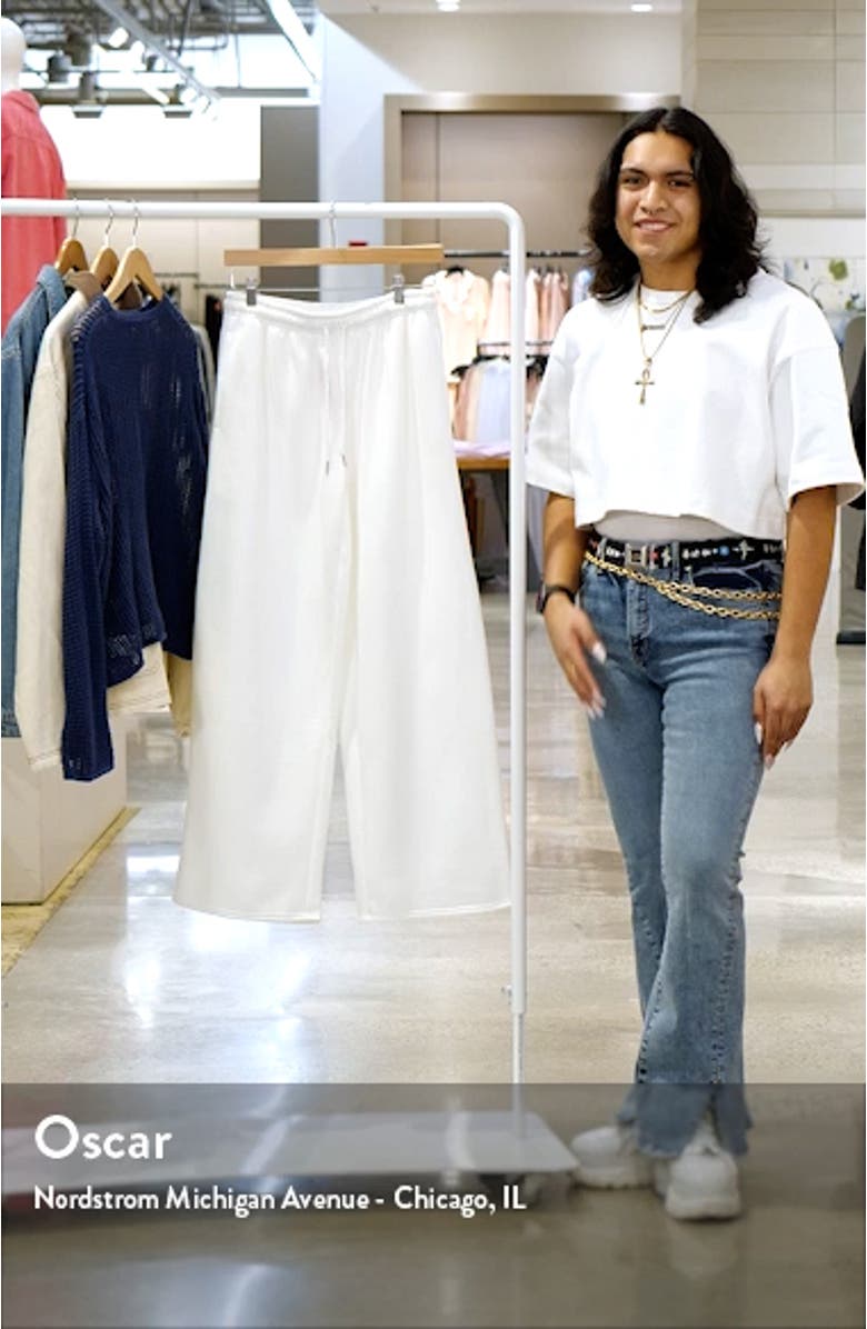 Kamari Low Rise Wide Leg Sweatpants, sales video thumbnail