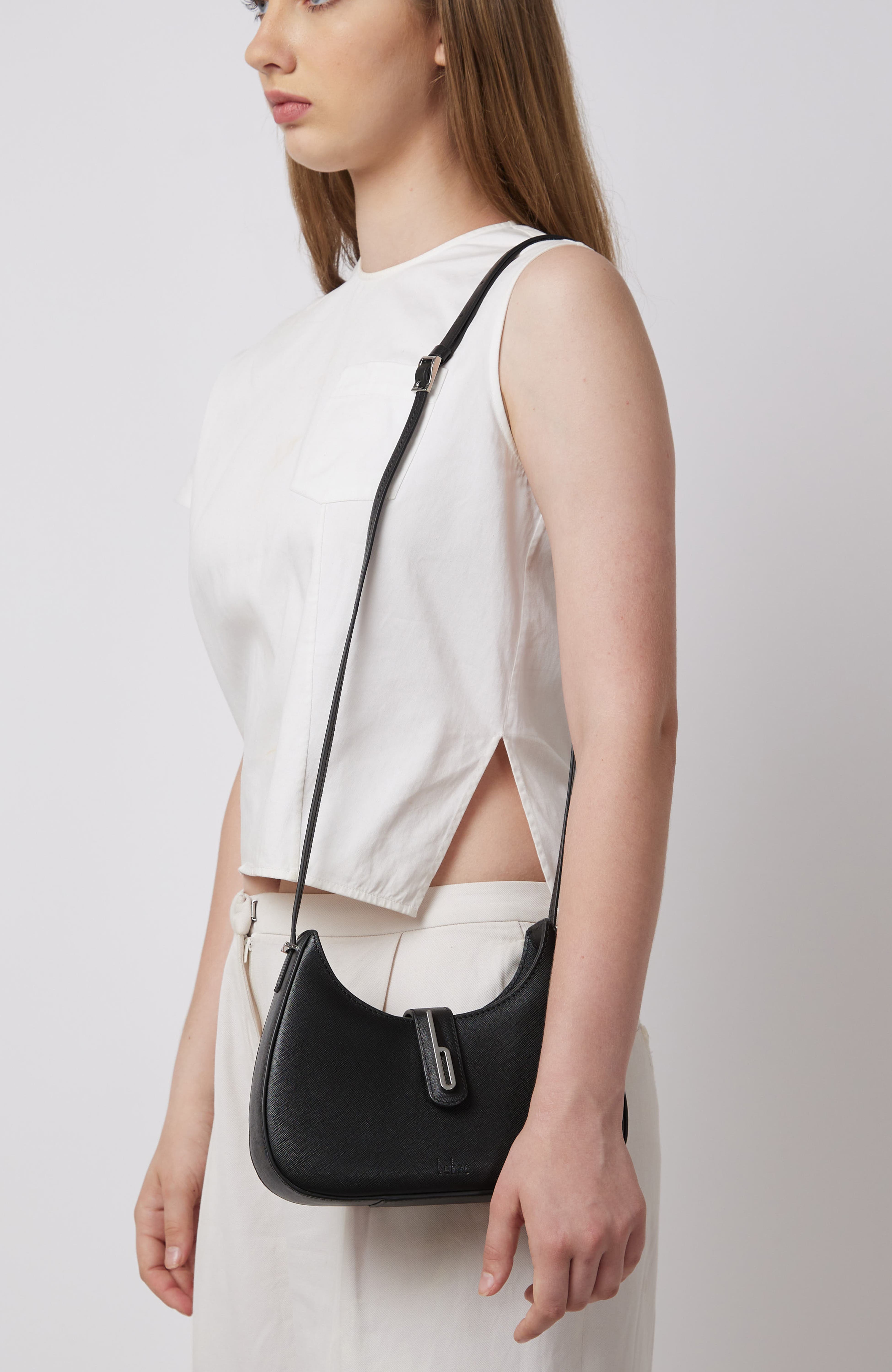 behno Mini Leena Saffiano Leather Crossbody Bag, Alternate, color, 