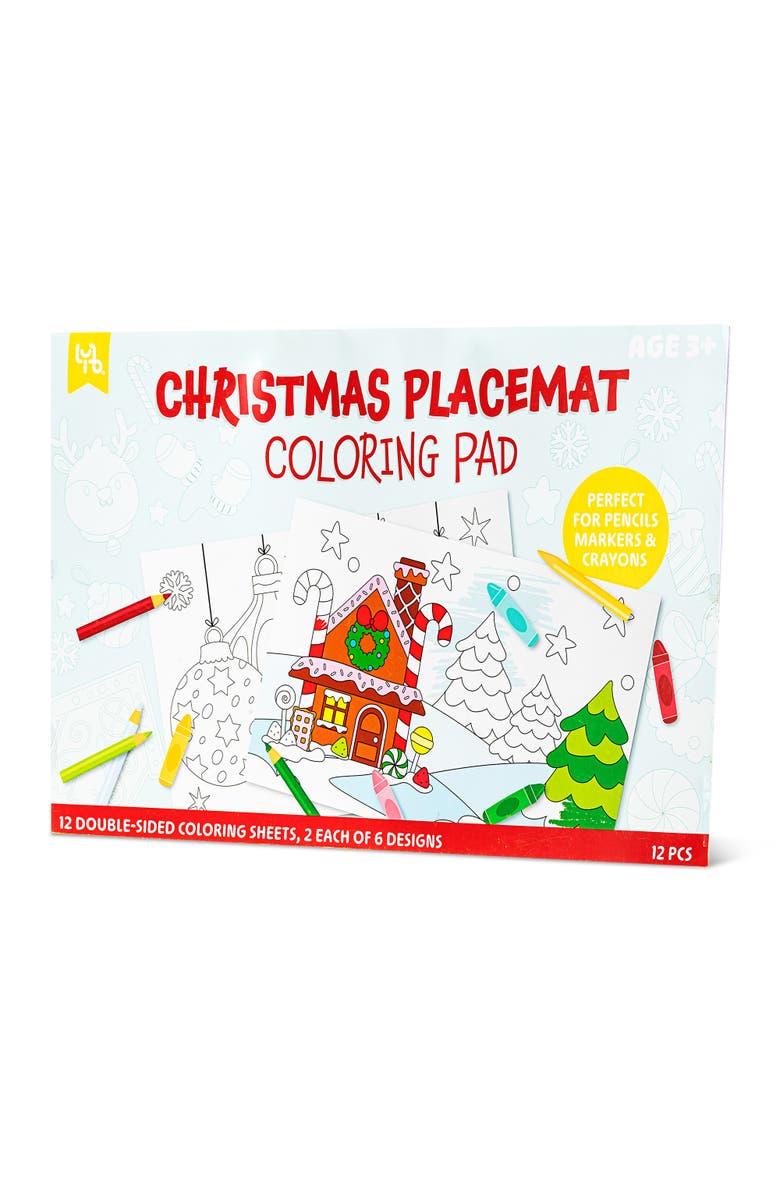 Little Yellow Bicycle Christmas Coloring & Activity Pad Themed Coloring Set, Alternate, color, 