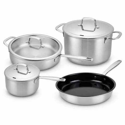 Maestro 7-Piece Hybrid Stainless Steel Cookware Set