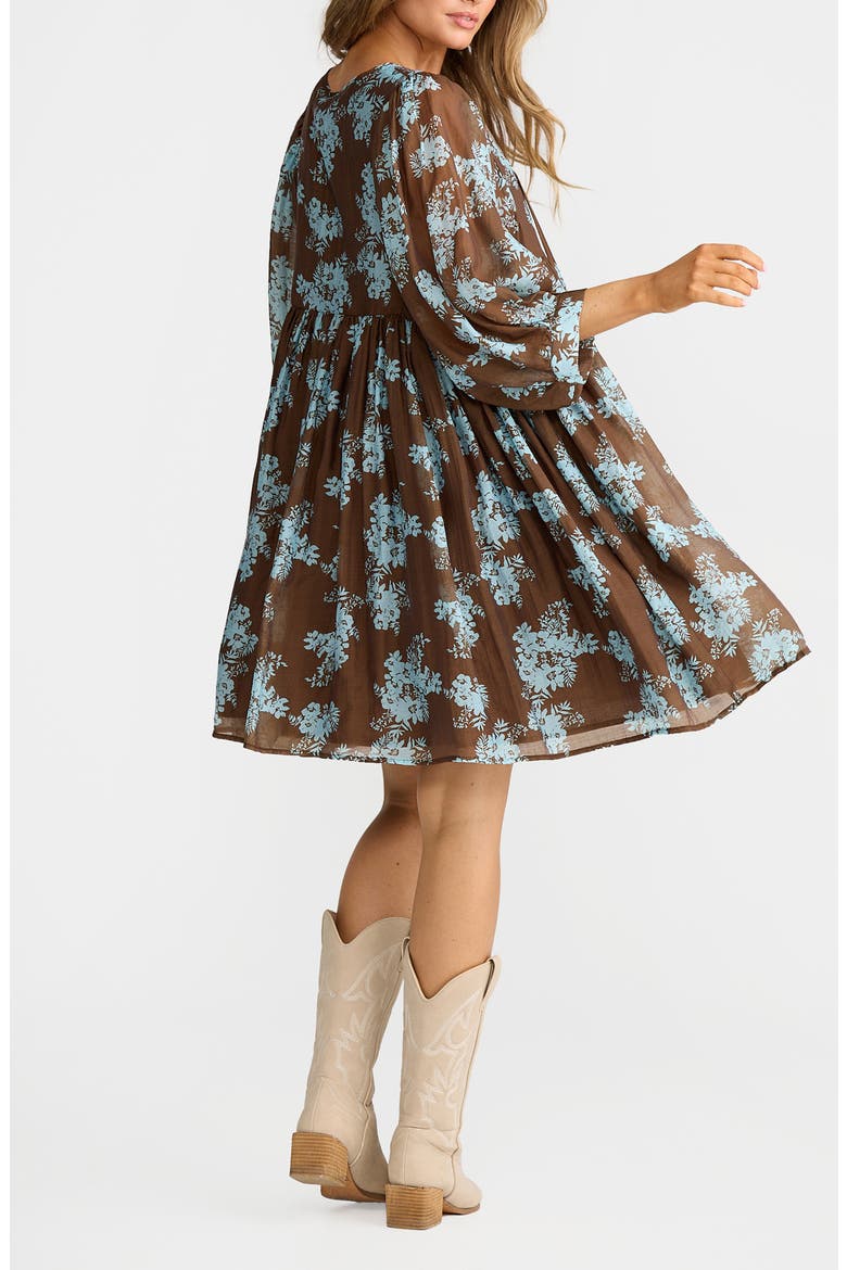 Wisteria Long Sleeve Dress, Alternate, color, MISTFLOWER
